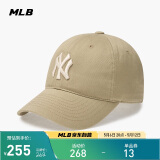 MLB帽子男女软顶棒球帽虞书欣明星同款运动鸭舌帽3ACP6601N-50SAP-F