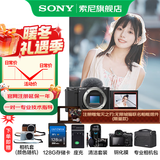 索尼（SONY）ZV-E10K APS-C半画微单 ZV-E10  vlog直播4K视频侧翻式ZV-E10L/zv-e10/ZV-E10K【国家补贴】 黑色拆单机【128G+皮套+D2+充+清+屏】 