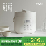 olayks立时 电压力锅 高压锅 家用多功能高压电饭煲快煮智能预约迷你电压力锅 2L适用1-2人用YBW2001B