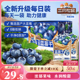 三只松鼠每日蓝莓干256g/16包 无添加水果干果脯小包装儿童老人办公室零食