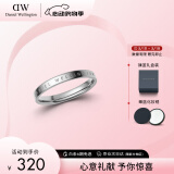 丹尼尔惠灵顿（DanielWellington）DW戒指饰品银色戒指女情侣对戒520礼物DW00400029