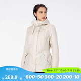 迪卡侬（DECATHLON）上衣秋户外加绒加厚棉服男女运动防风防水外套棉袄男 女款-奶茶棕-SH500 2XL