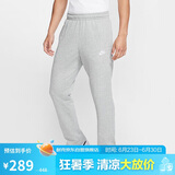 耐克（NIKE）男运动裤 春秋针织直筒休闲裤 轻便休闲 BV2714-063 灰 XL