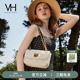 VANESSA HOGAN VH女包茵然软包系列复古太阳神斜挎包菱格链条腋下包小众单肩包