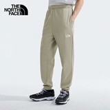The North Face北面针织长裤男户外休闲宽松版卫裤7QUW 陶土灰/1I4 L