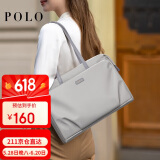 POLO电脑包女士公文包商务大容量通勤14/15英寸手提包生日礼物送女友