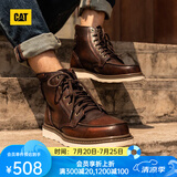 CAT卡特马丁靴工装鞋男鞋新复古回潮机车靴P7049/P712950/P712947 深棕P712950 43
