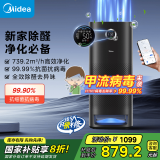 美的（Midea）森林家空气净化器【家电国家补贴】家用除甲醛除异味宠物浮毛净化器除过敏源去除甲流二手烟S7