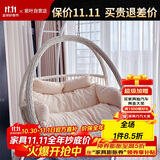 紫叶（ziye）双人吊篮吊椅室内阳台摇篮椅懒人摇椅藤椅双杆吊兰椅秋千