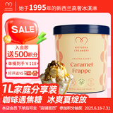 Motueka Creamery莫图依卡香草味冰激凌桶雪糕冰淇淋1升桶装新西兰进口冷饮冰淇淋 焦糖咖啡味   1L装