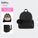 凯浦林通勤实用仿鳄鱼皮黑底暗纹双肩包书包MATTA2025新款女生礼物