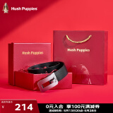 暇步士（Hush Puppies）皮带男真皮腰带自动扣商务男士腰带礼盒装520礼物送男朋友父亲
