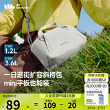 蕉下（beneunder）斜挎包包女包单肩包托特包迷你通勤包旅游轻便逛街小包礼物女生灰