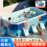 久好免充气折叠儿童游泳池家用小孩婴儿游泳桶成人大型户外支架洗澡池
