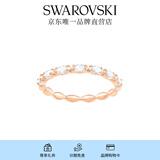 施华洛世奇（SWAROVSKI）  MATRIX 戒指 经典闪亮轻奢饰品毕业礼物女 镀玫瑰金色 52mm-12号 5366583