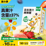 窝小芽风车果汁棒棒糖72g 儿童零食水果软糖凝胶棒棒糖果享宝宝零食食谱