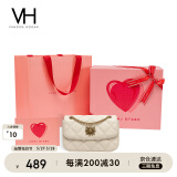 VANESSA HOGAN VH女包茵然软包系列复古太阳神斜挎包菱格链条腋下包小众单肩包