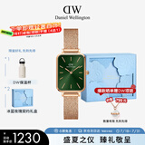 丹尼尔惠灵顿（DanielWellington）DW女士手表小绿表时尚欧美表经典复古小方表节日礼物DW00100445