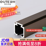 固特GUTE轻音缓冲吊轮推拉门滑轮卫生间移门轨道滑道轮实木门滑轮12轮 加厚缓冲吊轨0.1米