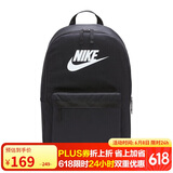 耐克NIKE双肩包中性电脑包旅行HERITAGE休闲包书包 DC4244-010黑中
