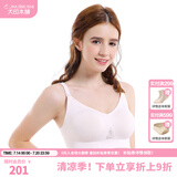 犬印本铺孕妇一体式运动型哺乳开扣内衣文胸无钢圈透气弹力前开喂奶胸罩 粉色 M