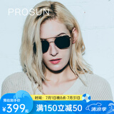 保圣(prosun)太阳镜女士太阳镜偏光墨镜司机驾驶镜PS8015 D10镜框半光雅黑/镜片灰底金REVO
