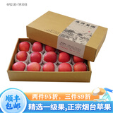 广兴果园山东烟台栖霞红富士水果礼盒苹果新鲜礼品福利 一级果 85mm 15颗礼盒