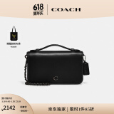 蔻驰（COACH）【专享直降】女士BEA斜挎包休闲通勤高级感简约复古夏季女包 黑色
