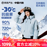 网易严选【中国大鹅】24冬飞行员短款90白鹅绒羽绒服加厚保暖地表强温抗寒 【24秋冬升级】以太蓝 90白鹅绒 L