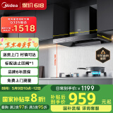 美的（Midea）智能欧式吸油烟机顶吸式家用自清洁抽烟机脱排油烟机CXW-268-T201国家补贴立减20%