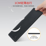 稻草人钱包男长款头层牛皮钱夹子青年潮男士韩版薄款钱包商务皮夹 超薄款-啡色