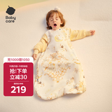 babycare新生婴儿秋冬舒暖一体睡袋防惊跳防踢包被狮子王国-6层-90码