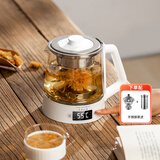 生活元素（LIFE ELEMENT）养生壶 0.8L办公室迷你蒸汽喷淋式 自动/手动 双档煮茶壶 电热烧水壶 私享花茶壶 i97