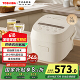 东芝（TOSHIBA）电饭煲三维全域加热5L电饭煲 智能米量判定 24H抗菌保温 鲜米煲系列  RC-18DHUC(WY)