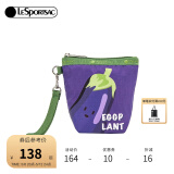 Lesportsac乐播诗新款包包女包化妆包可爱零钱包手拿包女母亲节礼物 酷茄子