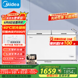 美的（Midea）423升 大容量家用冰柜大冷柜冷藏冷冻转换卧式冰箱 BD/BC-423DKEM(E)国家补贴