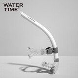WATERTIME/水川 呼吸管 游泳训练 儿童成人自由泳呼吸器全湿式 白管灰标