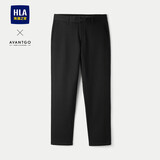 HLA海澜之家休闲裤男轻商务经典内里磨毛裤子男冬季