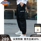 dickies休闲裤男  修身系列字母束口休闲工装裤DK007069 DK008938黑色 30