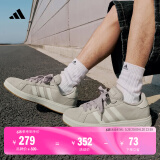 adidas「面包鞋」GRAND COURT BASE 00s休闲低帮板鞋男女阿迪达斯   浅褐/汉玉白/蒸汽灰   47