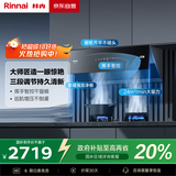 林内（Rinnai）油烟机【家电国家补贴20%】侧吸式家用吸排烟机24m³风量大吸力挥手智控自清洁NH10JD