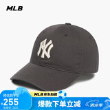 MLB帽子男女软顶棒球帽虞书欣明星同款运动鸭舌帽3ACP6601N-50CGS-F