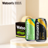 屈臣氏（Watsons）苏打水混合口味330mL*24（原味20罐+香草4罐）