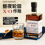 路易布兰登（LOUIS BRANDON）法国进口XO白兰地40度500mL单瓶装洋酒烈酒调酒基酒入门纯饮