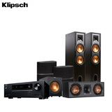 杰士（Klipsch）杰士R-28F家庭影院7.1 落地影院组合音响客厅影院HiFi高保真套装（黑色）配TX-SR5100功放