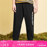 Classic Teddy精典泰迪儿童裤子男女童防蚊裤夏季宝宝纯棉薄款长裤 黑色 120 