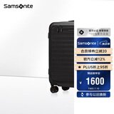 新秀丽（Samsonite）行李箱20英寸拉杆箱欧洲条纹旅行箱商务前开口登机箱黑色KF1