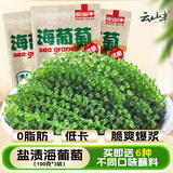 云山半盐渍海葡萄100g*3即食儿童凉拌菜鱼子酱火锅商家用赠6种蘸料海藻