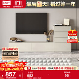 林氏家居茶几电视柜组合柜极简电视柜落地岩板茶几小户型客厅储物柜OI2M 【2.2米】电视柜+四斗柜