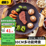 TANXIANZHE探险者户外烤盘韩式卡式炉烤盘铁板烧家用烤肉盘麦饭石烧烤炉具